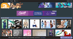 Desktop Screenshot of furaffinity.net