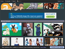 Tablet Screenshot of furaffinity.net